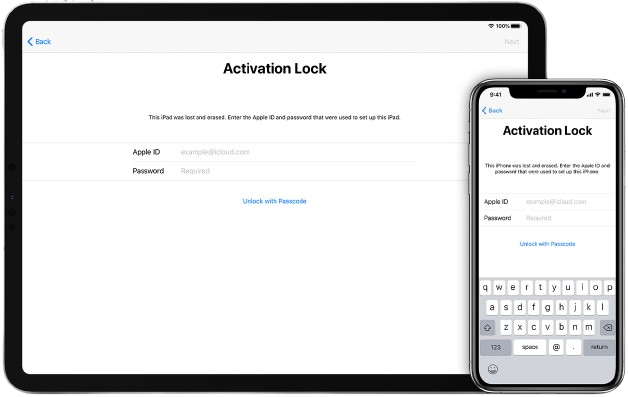 Activation Lock em iPad e iPhone